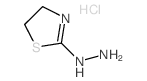 Thiazole,2-hydrazinyl-4,5-dihydro-, hydrochloride (1:1) Structure