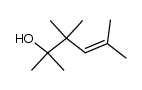 2,3,3,5-tetramethyl-hex-4-en-2-ol结构式