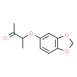 3-(1,3-Benzodioxol-5-yloxy)-2-butanone结构式