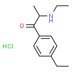 4-Ethylethcathinone (hydrochloride)结构式