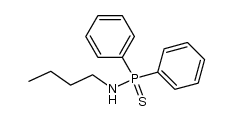 Diphenyl(butylamino)phosphine sulfide Structure