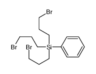 tris(3-bromopropyl)-phenylsilane结构式