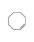 Cyclooctene, homopolymer Structure