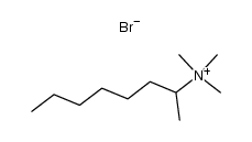 Trimethyl-(1-methyl-heptyl)-ammonium Structure
