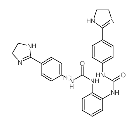Urea,N,N''-1,2-phenylenebis[N'-[4-(4,5-dihydro-1H-imidazol-2-yl)phenyl]-,dihydrochloride (9CI)结构式