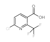 6-CHLORO-2-(TRIFLUOROMETHYL)NICOTINIC ACID structure