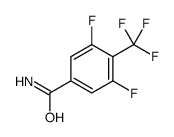 3,5-difluoro-4-(trifluoromethyl)benzamide结构式