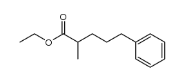 2-methyl-5-phenyl-valeric acid ethyl ester结构式