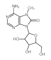 Adenosine,7,8-dihydro-7-methyl-8-oxo- (9CI) structure