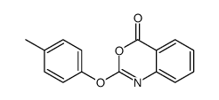 2-(4-methylphenoxy)-3,1-benzoxazin-4-one Structure