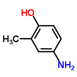 2-甲基-4-氨基苯酚结构式