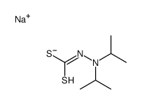 sodium,N-[di(propan-2-yl)amino]carbamodithioate Structure