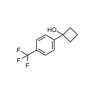 1-(4-Trifluoromethyl-phenyl)-cyclobutanol Structure