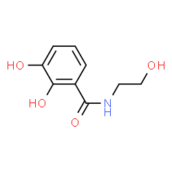 2,3-Dihydroxy-N-(2-hydroxyethyl)benzamide Structure