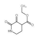 4-Piperidinecarboxylicacid, 2,3-dioxo-, ethyl ester structure