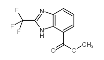 methyl 2-(trifluoromethyl)-1H-benzo[d]imidazole-7-carboxylate Structure