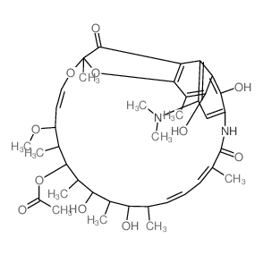 Rifamycin,4-deoxy-4-(dimethylamino)-结构式