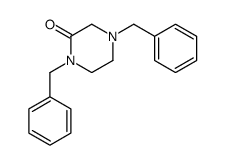 1,4-dibenzylpiperazin-2-one Structure