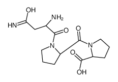 (2S)-1-[(2S)-1-[(2S)-2,4-diamino-4-oxobutanoyl]pyrrolidine-2-carbonyl]pyrrolidine-2-carboxylic acid Structure