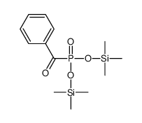 bis(trimethylsilyloxy)phosphoryl-phenylmethanone Structure