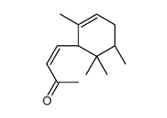 (3E)-4-[(1R,5R)-5,6,6-Trimethyl-2-methylenecyclohexane-1-yl]-3-butene-2-one结构式