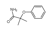 2-Methyl-2-phenoxypropanamide结构式