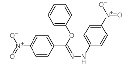 4-nitro-N-[[(4-nitrophenyl)-phenoxy-methylidene]amino]aniline结构式