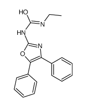 1-(4,5-diphenyl-1,3-oxazol-2-yl)-3-ethylurea结构式