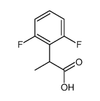 2-(2,6-Difluorophenyl)propanoic acid结构式