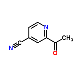 2-Acetyl-4-cyanopyridine structure