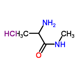 N-Methylalaninamide hydrochloride (1:1) Structure
