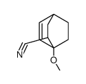 1-甲氧基双环[2.2.2]-5-辛烯-2-甲腈结构式