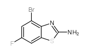 2-Amino-4-bromo-6-fluorobenzothiazole structure