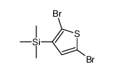 (2,5-dibromothiophen-3-yl)-trimethylsilane结构式