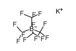 potassium tetrakis(trifluoromethyl)borate KB(CF3)4, orthorhombic Structure