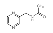 Acetamide,N-(2-pyrazinylmethyl)-结构式