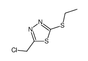 2-chloromethyl-5-ethylsulfanyl-[1,3,4]thiadiazole Structure