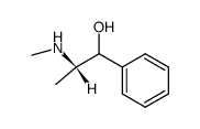 (1Ξ,2S)-2-methylamino-1-phenyl-propan-1-ol Structure