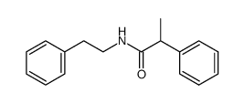 N-phenethyl-2-phenylpropanamide结构式