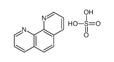 1,10-phenanthroline,sulfuric acid Structure