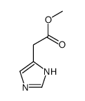 methyl 2-(1H-imidazol-5-yl)acetate structure