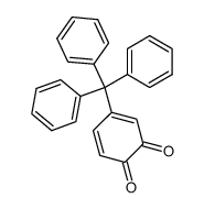 4-tritylcyclohexa-3,5-diene-1,2-dione Structure