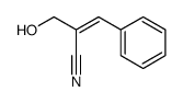 α-Hydroxymethyl-zimtsaeure-nitril Structure