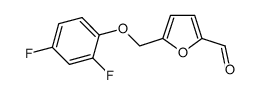 5-((2,4-difluorophenoxy)methyl)furan-2-carbaldehyde Structure