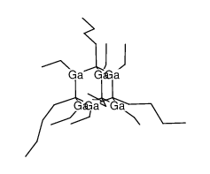 2,4,6,8,9,10-hexaethyl-1,3,5,7-tetrabutyl-2,4,6,8,9,10-hexagallaadamantane结构式