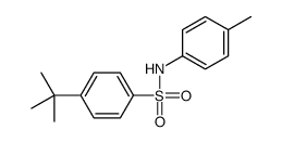 4-tert-butyl-N-(4-methylphenyl)benzenesulfonamide Structure