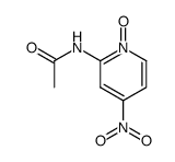 N-(4-nitro-1-oxy-pyridin-2-yl)-acetamide Structure