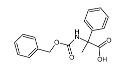 2-(benzyloxycarbonylamino)-2-phenylpropanoic acid Structure