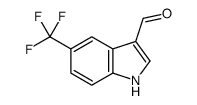 5-(Trifluoromethyl)-1H-indole-3-carbaldehyde Structure