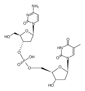 2'-deoxycytidylyl-(3',5')-thymidine phosphate结构式